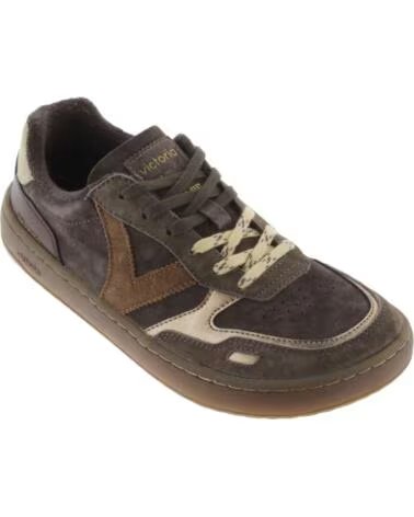 VICTORIA Zapatillas Duna Barefoot Serraje y Metal 1187104 MARRON