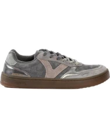 SNEAKER DUNA BAREFOOT CROSTA DI CUOIO E METALLO 1187104 ANTRACITE ANTRACITA