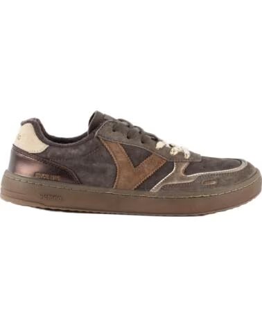 VICTORIA Zapatillas Duna Barefoot Serraje y Metal 1187104 MARRON