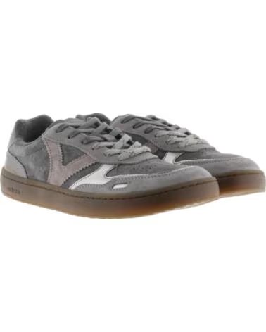 SNEAKER DUNA BAREFOOT CROSTA DI CUOIO E METALLO 1187104 ANTRACITE ANTRACITA
