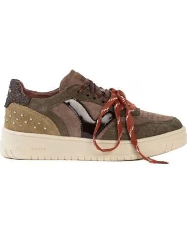 SNEAKER SEUL CROSTA DI CUOIO BORCHIE 1257149 KAKI