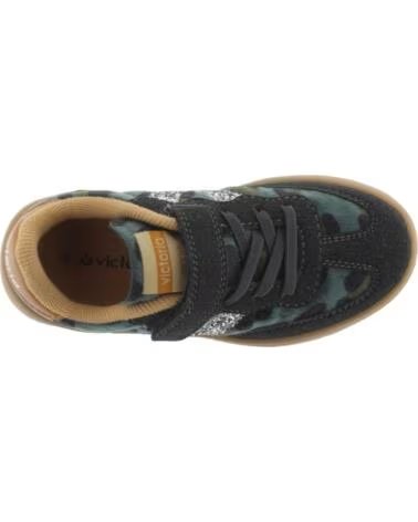 VICTORIA SNEAKER OSLO RIEMEN UND ELASTIK ANIMAL PRINT 1256111 JADE