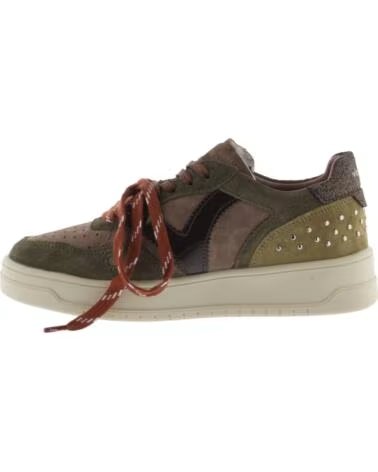 SNEAKER SEUL CROSTA DI CUOIO BORCHIE 1257149 KAKI