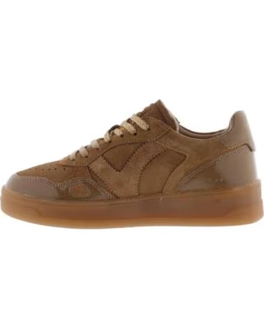 SNEAKER SEUL IN PELLE SCAMOSCIATA E VERNICE 1257151 CAMEL
