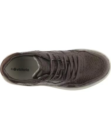 VICTORIA SNEAKERS SEUL TESSITURA SERPENTE 1257150 MARRON