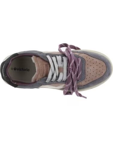 VICTORIA Zapatillas Seul Serraje Tachas 1257149 MALVA