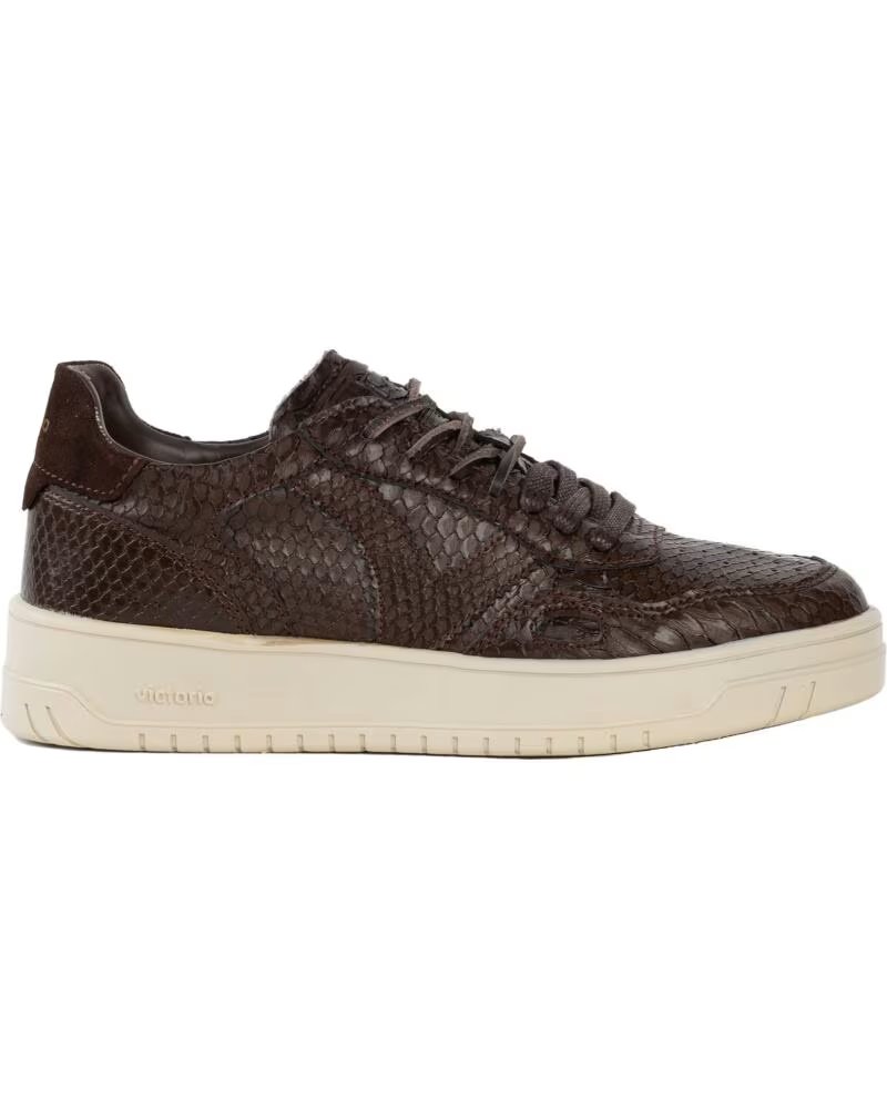 VICTORIA SNEAKERS SEUL TESSITURA SERPENTE 1257150 MARRON