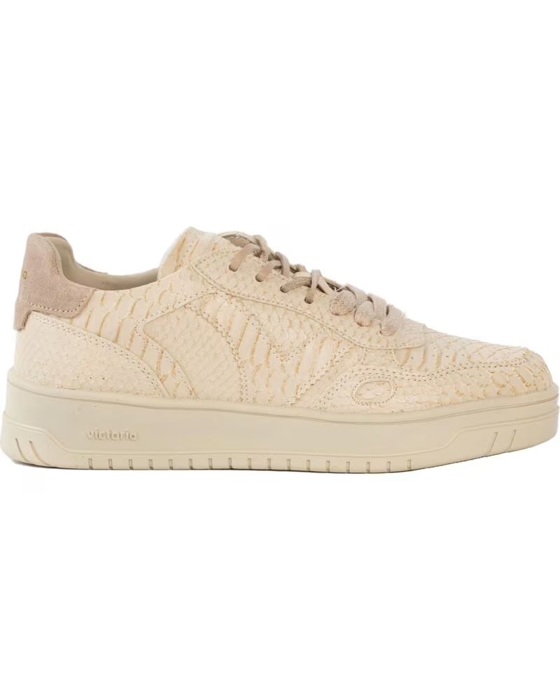 VICTORIA SNEAKERS SEUL TESSITURA SERPENTE 1257150 BEIGE