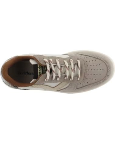 SNEAKER MADRID IN CROSTA DI CUOIO E GLITTER 1258280 VISONE VISON