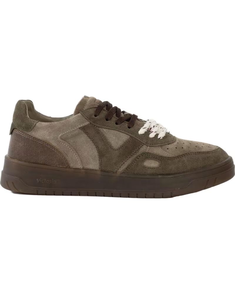 VICTORIA SNEAKER SEUL CROSTA DI CUOIO 1257153 KAKI