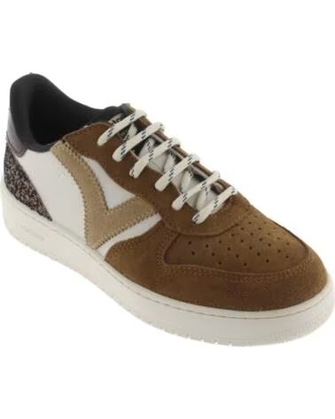 VICTORIA SNEAKER MADRID SCAMOSCIATO E GLITTER 1258280 CUERO