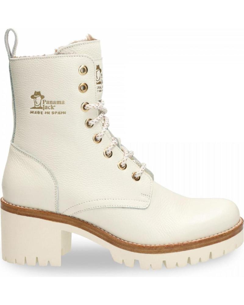 Botins de Mulher PANAMA JACK PADMA B6 BLANCA BLANCO