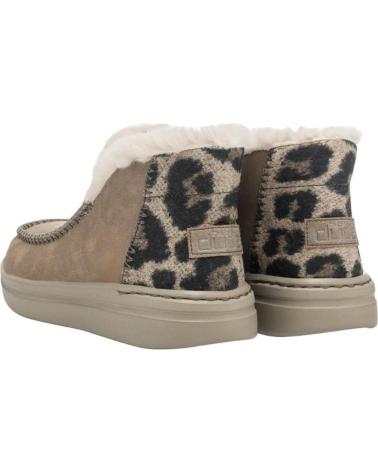 Botines de Mujer HEY DUDE BOTIN BEIGE PLANO DUDE NUT