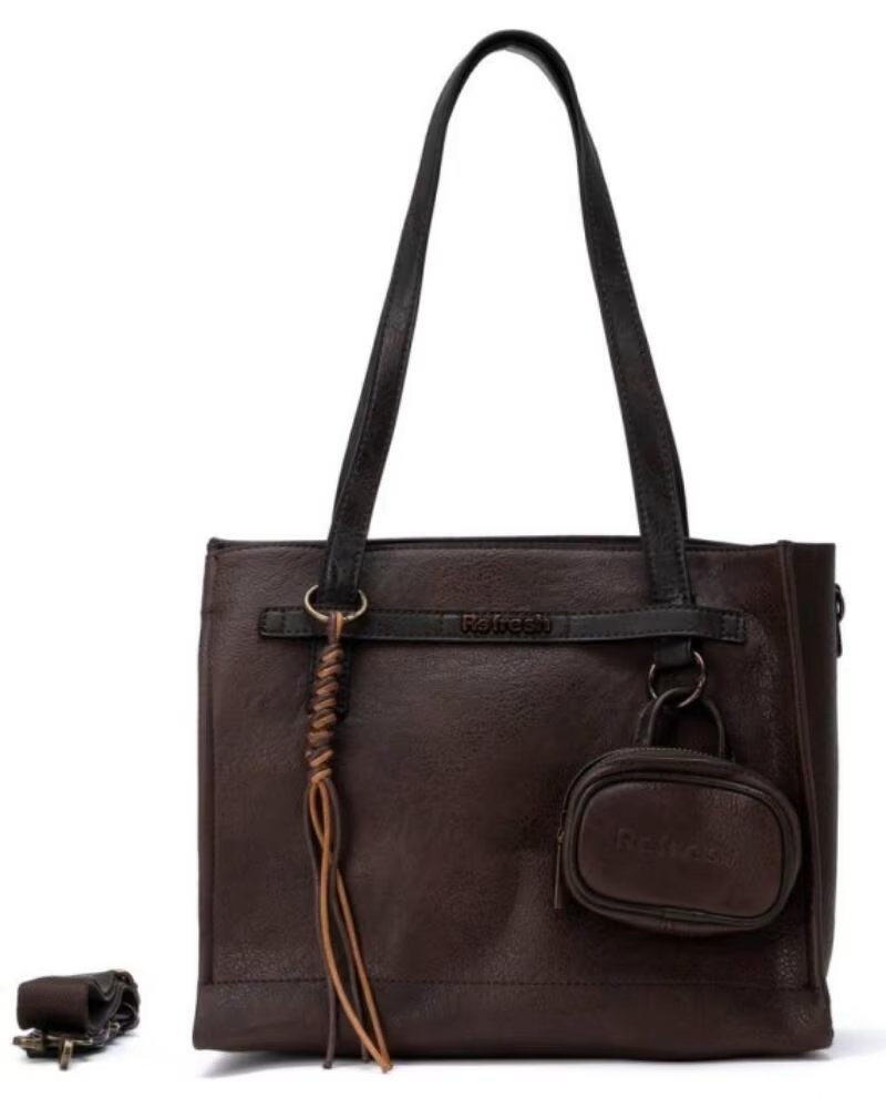REFRESH SAC À MAIN FEMME 183429 MARRON MARRóN