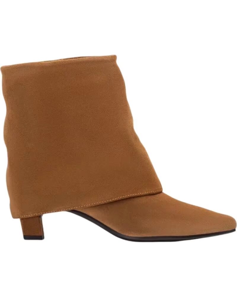 UNISA RAULEDERSTIEFELETTE MIT UMSCHLAG VARIOS COLORES