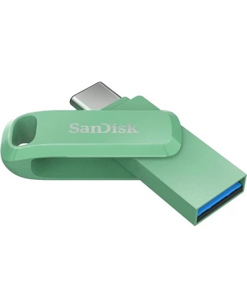SANDISK Memoria usb tipo a - usb tipo c 128gb ultra dual drive go verde