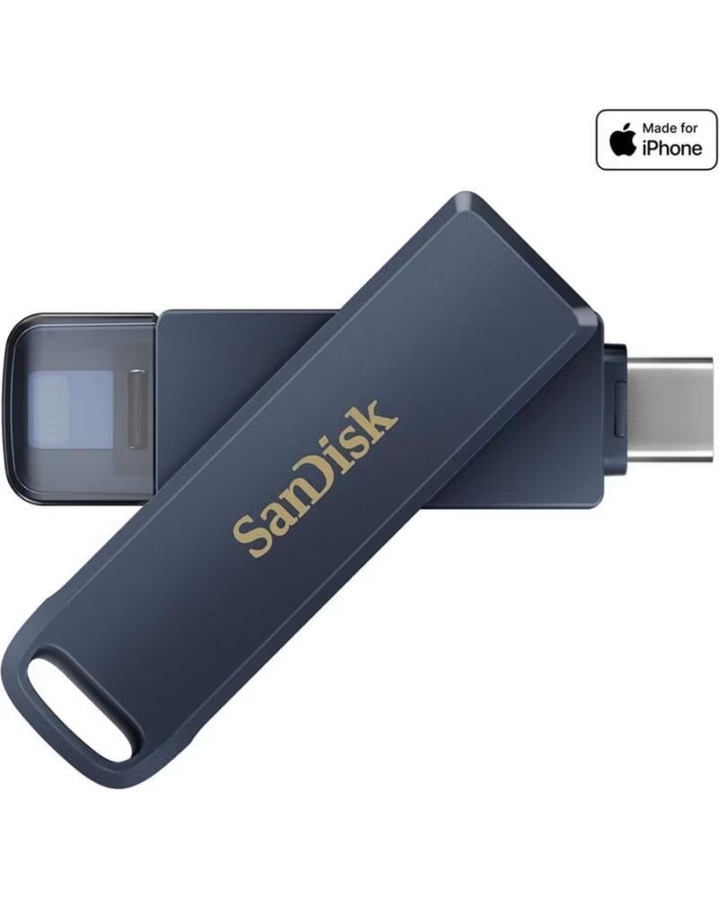 SANDISK Memoria usb tipo c - lightning 128gb phone drive cielo metalizado