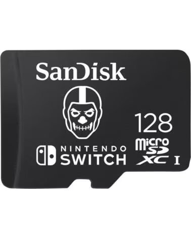 SANDISK Tarjeta memoria micro secure digital 128gb nintendo switch fortnite edition uhs - i u3