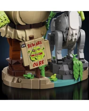 LEGO shrek asno y gato