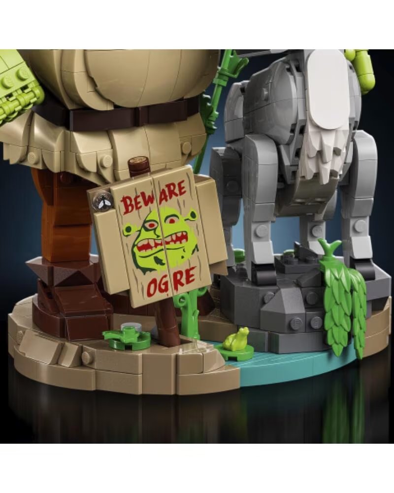 LEGO shrek asno y gato