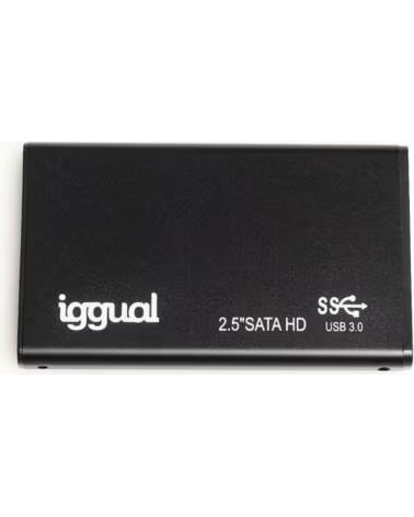 IGGUAL Caja externa aluminio SSD 2 5 SATA USB 3 0