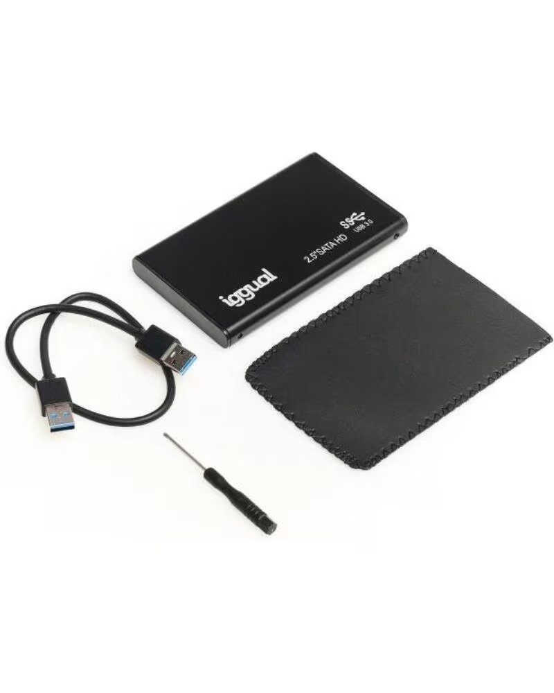 IGGUAL Caja externa aluminio SSD 2 5 SATA USB 3 0