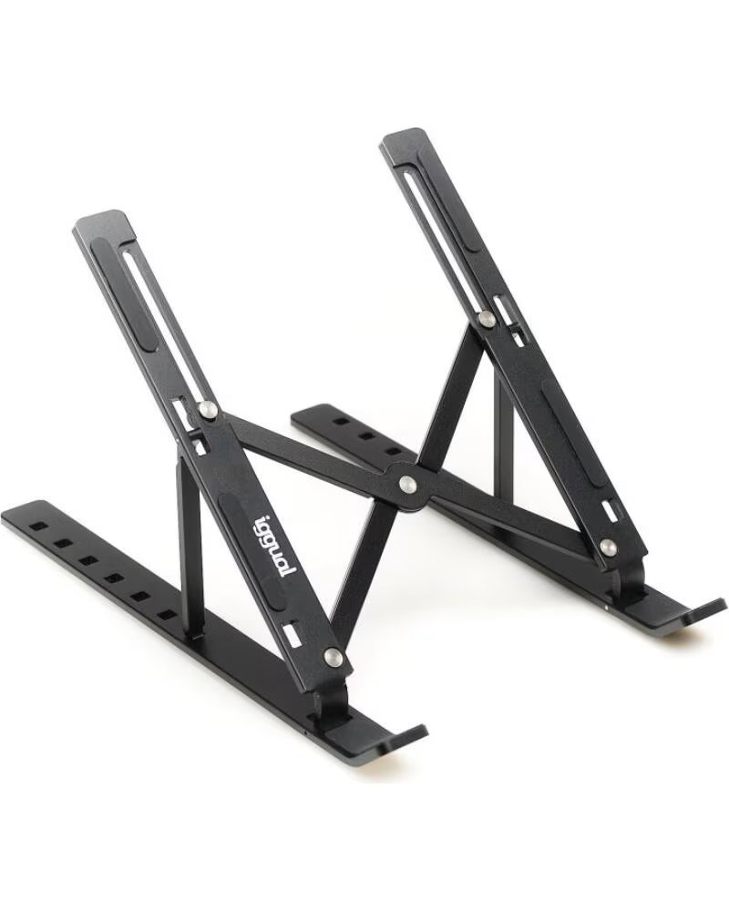 IGGUAL Soporte elevador plegable portatil 17 negro