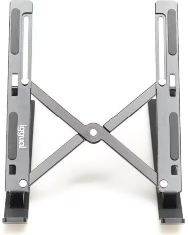 IGGUAL Soporte elevador plegable portatil 17 negro