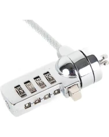 IGGUAL Cable seguridad candado 4 digitos SECURE 4D