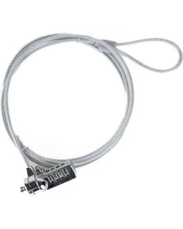 IGGUAL Cable seguridad candado 4 digitos SECURE 4D