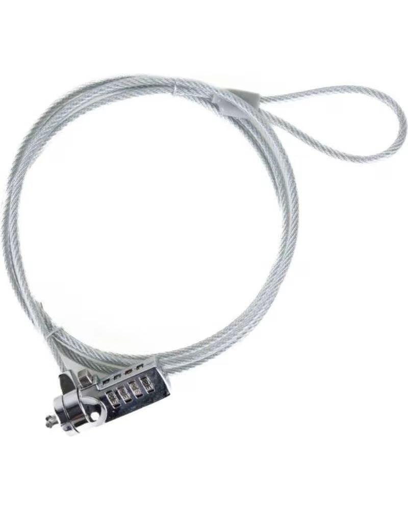 IGGUAL Cable seguridad candado 4 digitos SECURE 4D