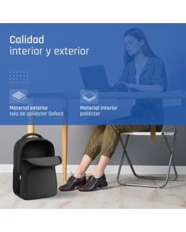 IGGUAL Mochila portatil 15 6-17 Everyday Use negra