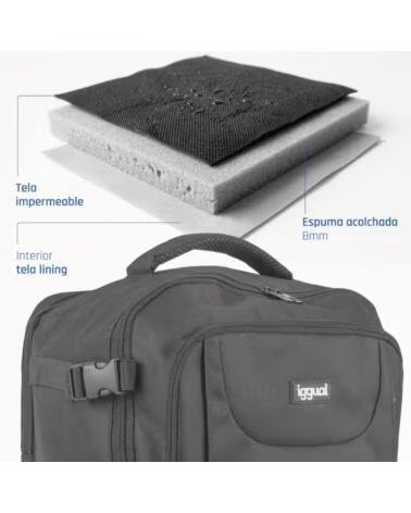 IGGUAL Mochila portatil 15 6-17 Voyage Pro Tech