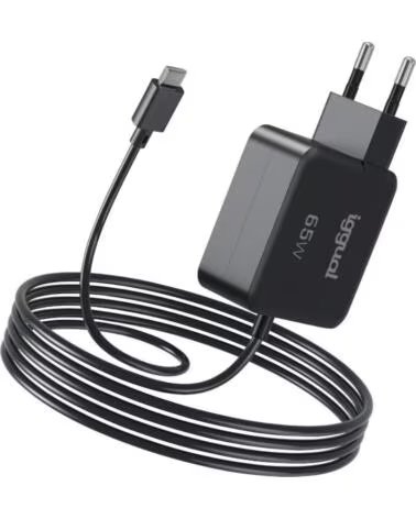 IGGUAL CHARGEUR PORTABLE ET MOBILE TYPE C PD 65W IGG319925