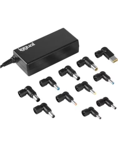 IGGUAL CARICABATTERIE UNIVERSALE AUTOMATICO PER LAPTOP 65W CUA-11T