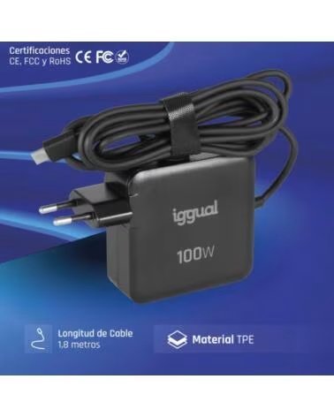 IGGUAL TRAGBARES UND MOBILES TYP-C-LADEGERÄT PD 100W