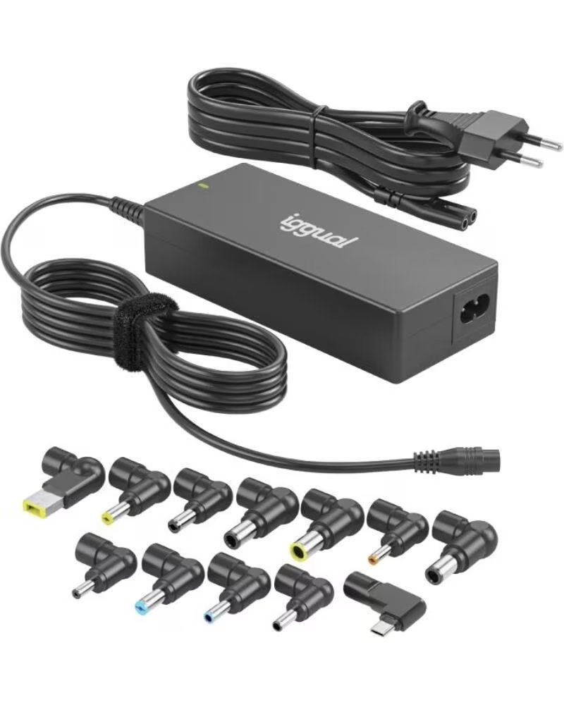 IGGUAL Cargador Universal Automatico CUA-C-12T-90W