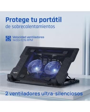IGGUAL Refrigerador portatil 2 ventiladors RP2V17A