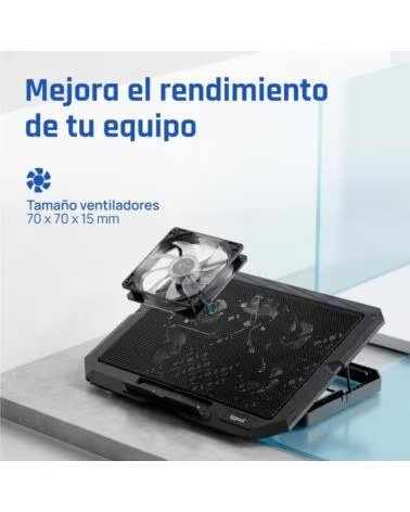 IGGUAL Refrigerador portatil 4 ventiladores RP4V17