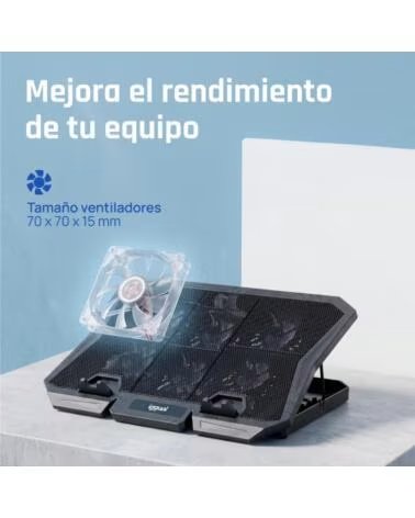 IGGUAL Refrigerador portatil 6 ventiladores RP6V17
