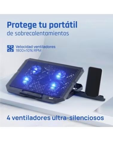 IGGUAL Refrigerador portatil 4 ventiladores RP4V17