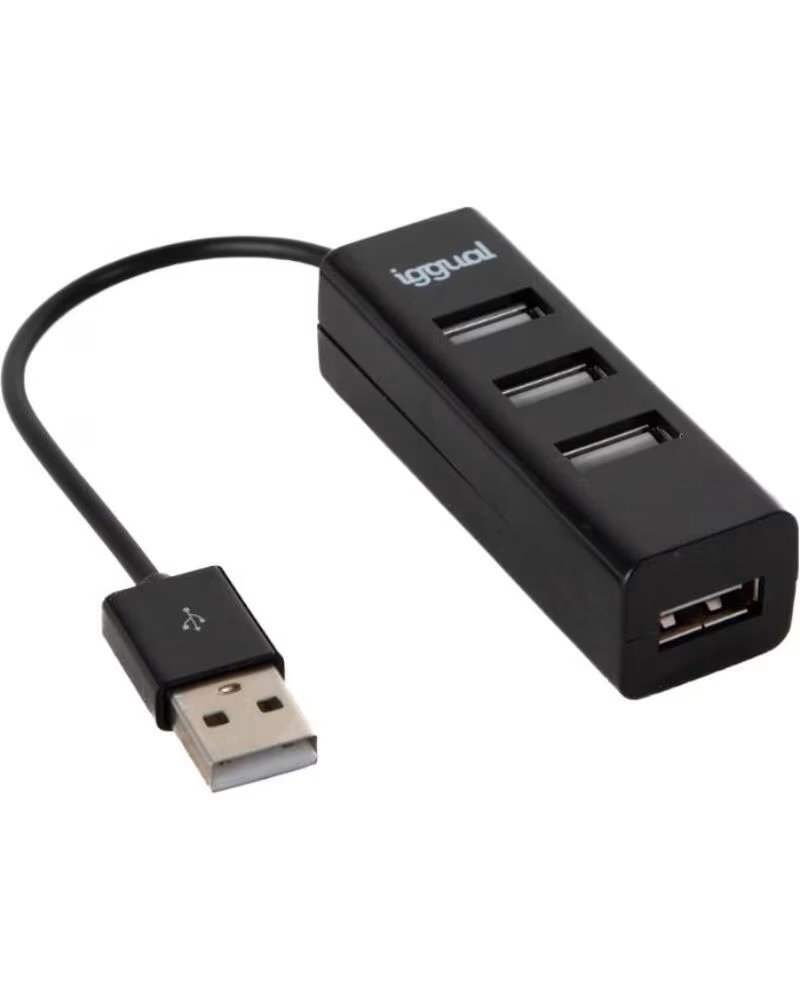 IGGUAL HUB-A-4P HUB USB 20 A 4 PORTE