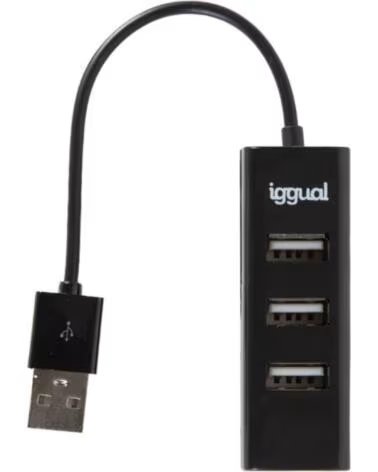 IGGUAL HUB-A-4P HUB USB 20 A 4 PORTE
