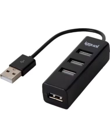 IGGUAL HUB-A-4P HUB USB 20 A 4 PORTE
