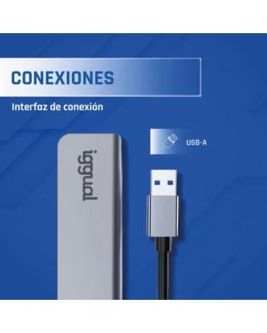 IGGUAL USB-A 30 HUB MIT 4 PORTS
