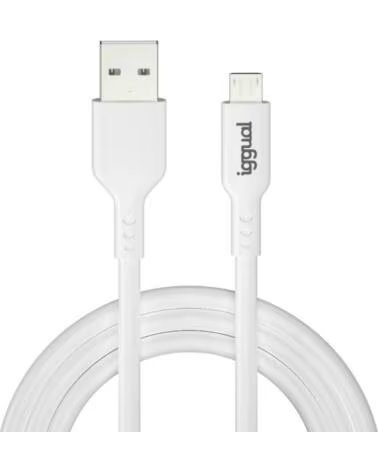 IGGUAL IGG316931 CABO USB-A PARA MICRO-USB 100 CM BRANCO