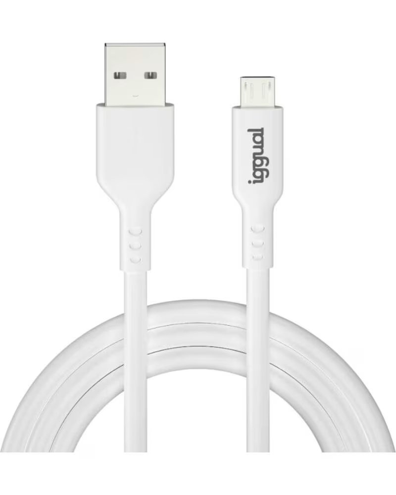 IGGUAL IGG316931 CABO USB-A PARA MICRO-USB 100 CM BRANCO