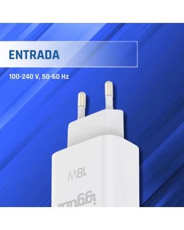IGGUAL CARREGADOR 1XUSB-A CARGA RÁPIDA QC30 18W
