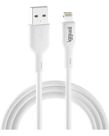 IGGUAL CAVO USB-A A LIGHTNING 100 CM BIANCO