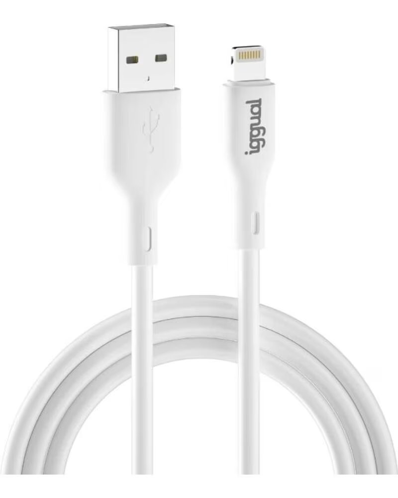 IGGUAL CAVO USB-A A LIGHTNING 100 CM BIANCO